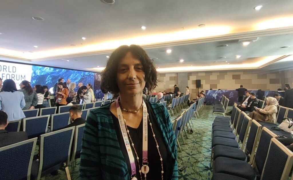 Delegasi World Water Forum ke-10 asal Spanyol, Maria Peix Batet merasa terkesan dengan keramahan masyarakat Indonesia. (Foto: Ni Komang Ervian)