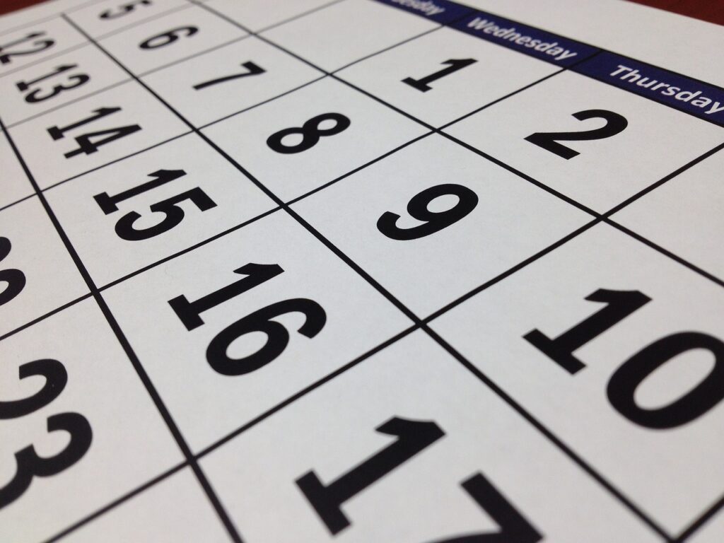 Ilustrasi kalender. (Foto: Pixabay)