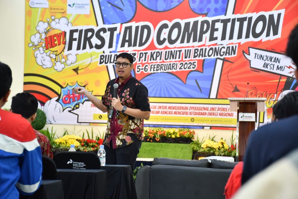Simulasi Darurat, Kilang Pertamina Balongan Latih Pekerja dengan Lomba First Aid